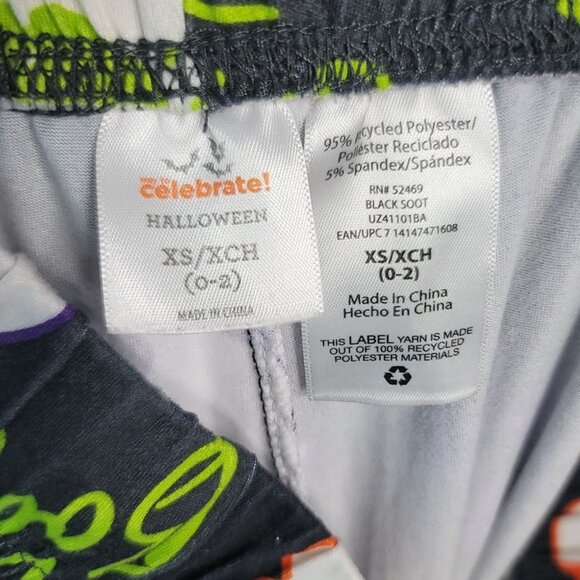 Way to Celebrate Halloween Lounge Pants Black XS Ghost Let's Boogie Jogger Sleep - Picture 7 of 7